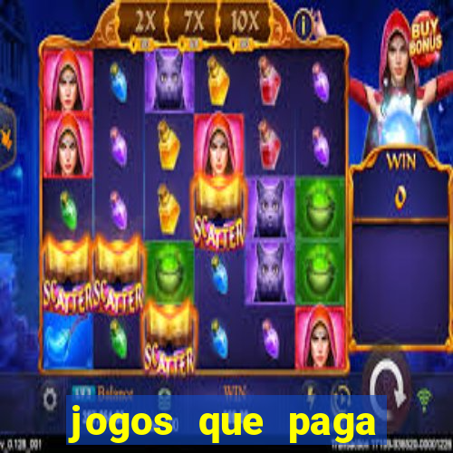 jogos que paga dinheiro de verdade no pix